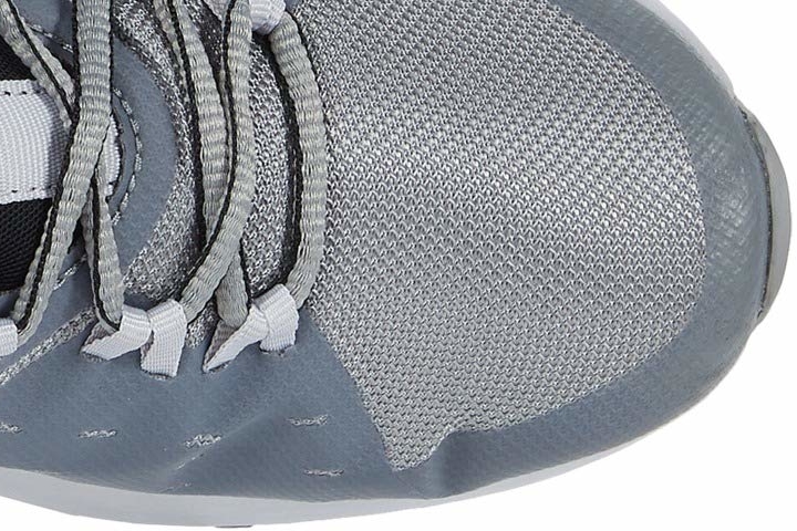 The North Face Ultra Traction mesh upper