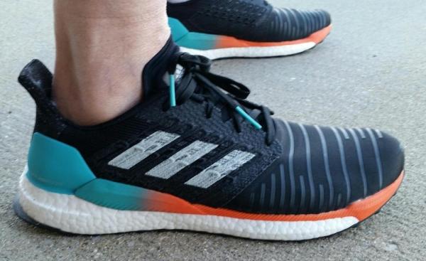 adidas solar boost on feet