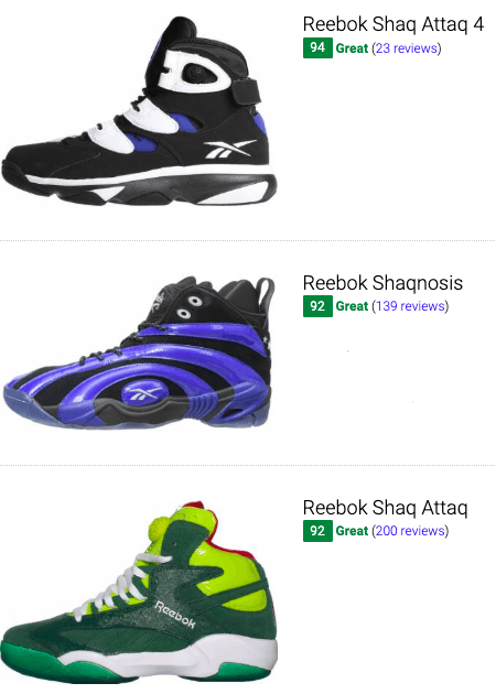 mejores zapatillas de baloncesto de shaquille oneal