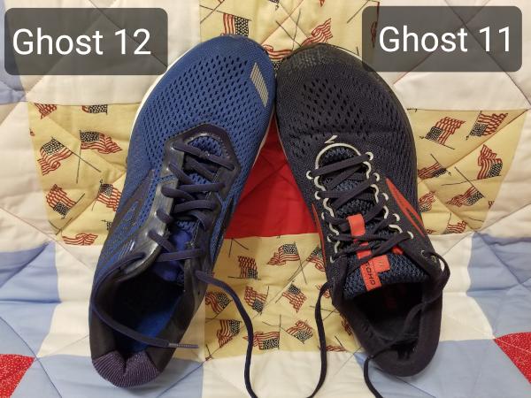 difference brooks ghost 1 and 11
