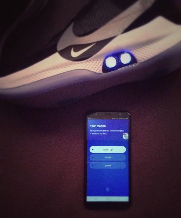 Nike Adapt BB android app modes