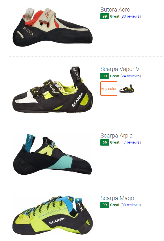 best bouldering shoes