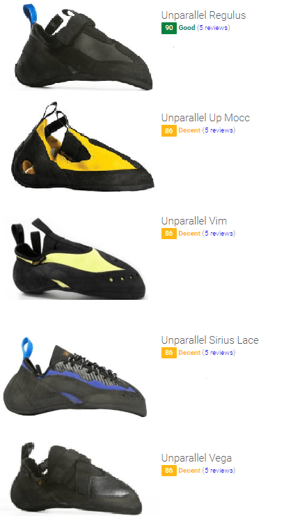 Unparallel Rock Climbing Sports Shoes Outdoor and Indoor Sports Rock Climbing Shoes for Men and Women Unisex Size