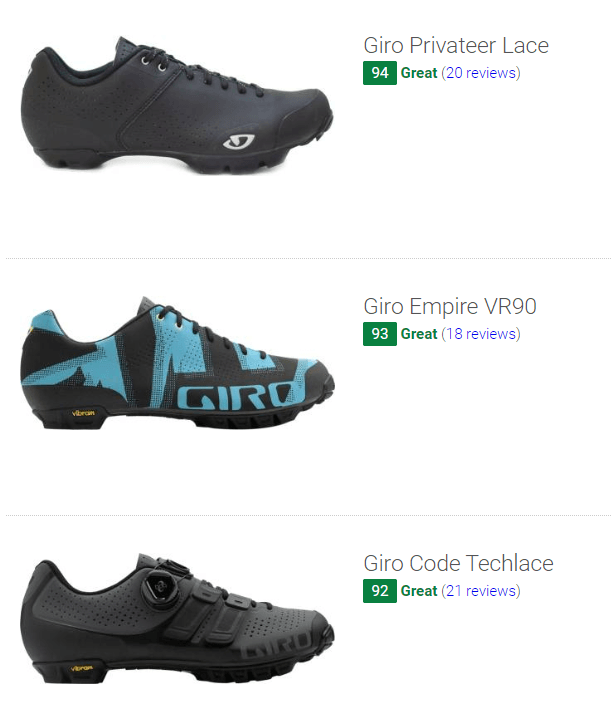 best Giro mountain cycling shoes