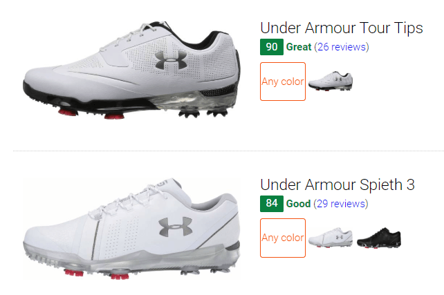 under armour tour tips golf shoes review
