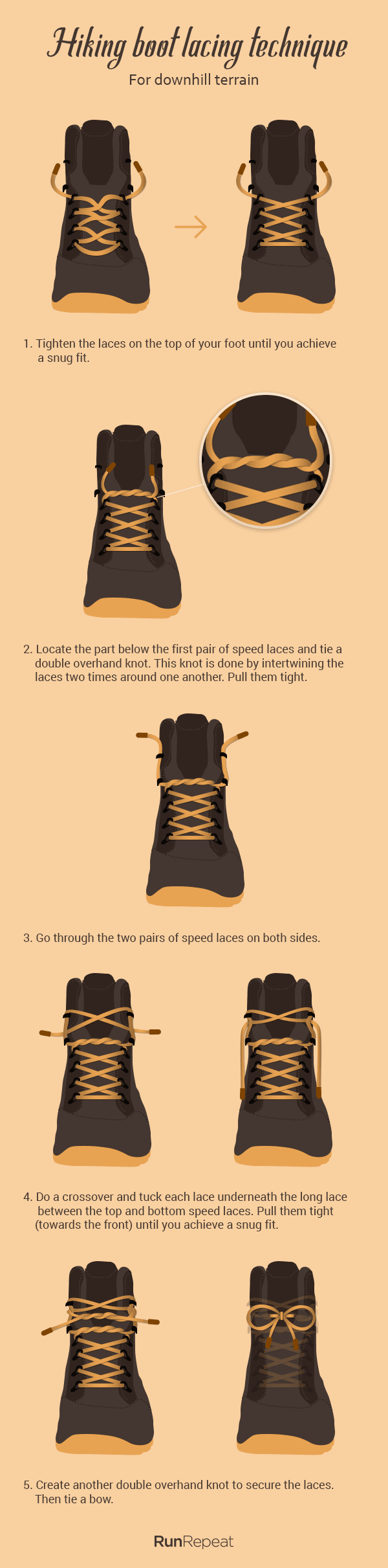 best way to lace up boots