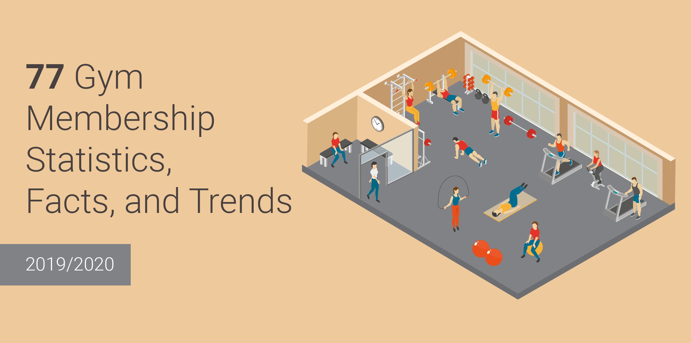 77 Gym Membership Statistics, Facts, and Trends [2020/2021