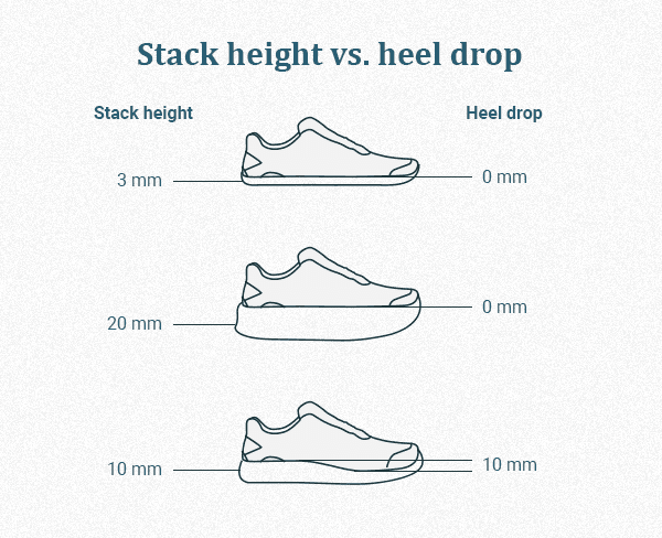 running shoes with low stack height