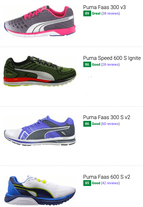 Puma Stability Running Shoes (4 Models 