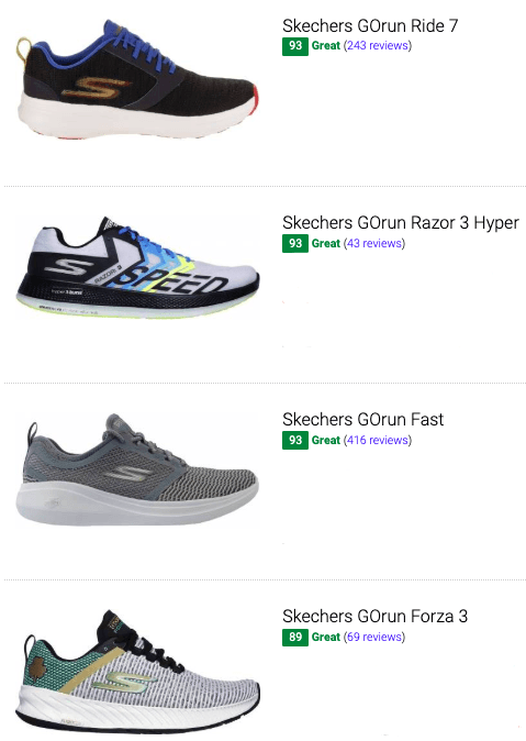 Save 60% on Skechers Road Running Shoes 
