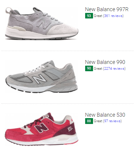 New Balance dad sneakers
