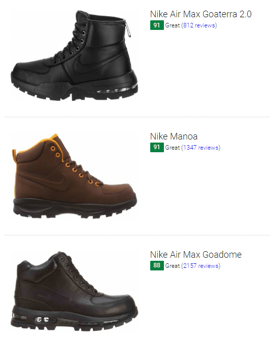 nike air hiking boots