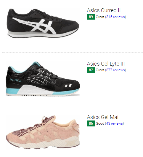 ASICS Running Sneakers