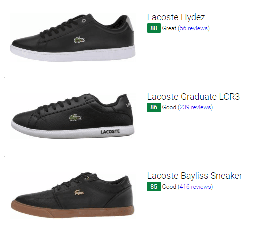 are lacoste shoes good