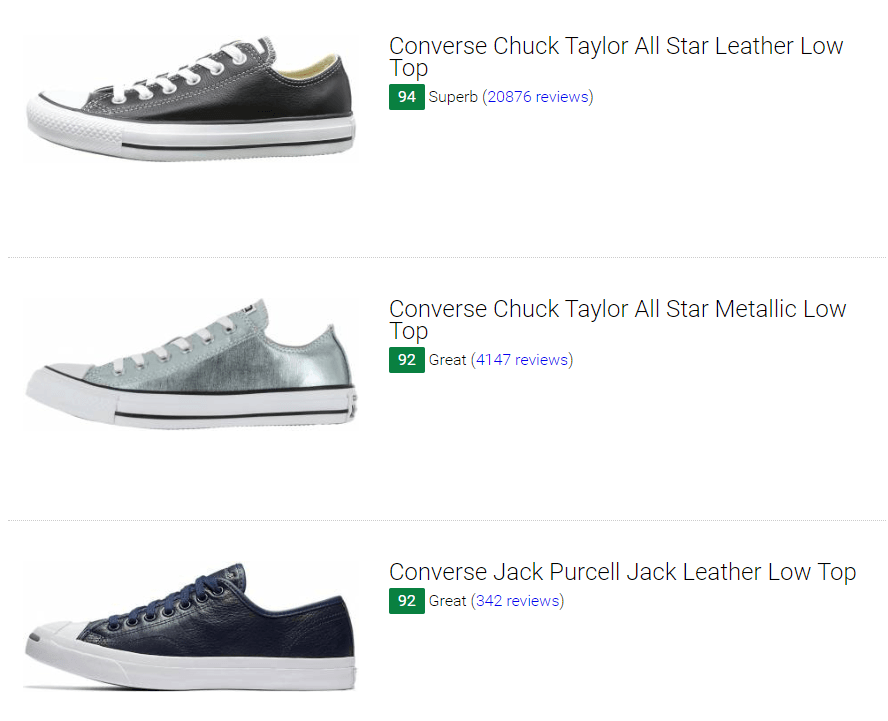Save 38% on Converse Low Top Sneakers 