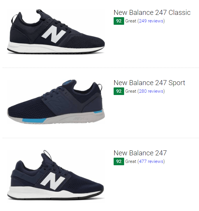 Save 56% on New Balance 247 Sneakers 