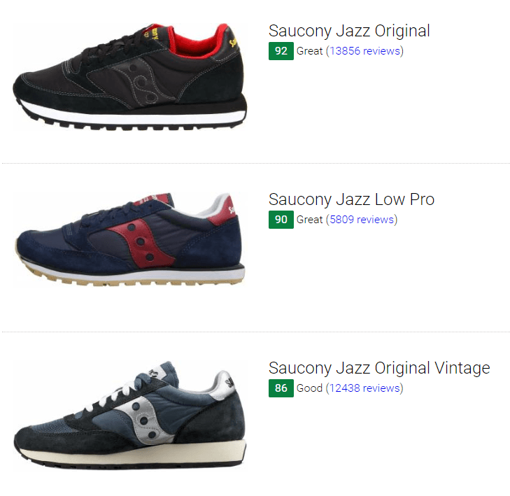 Save 38% on Saucony Jazz Sneakers (7 
