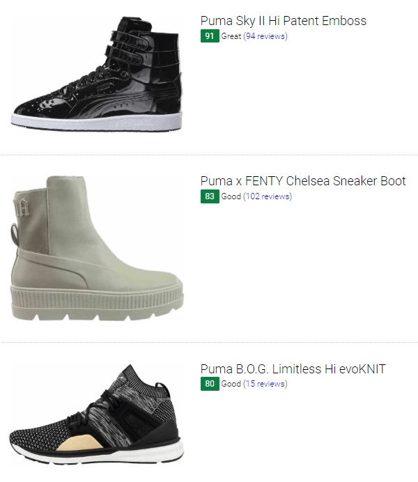 Save 13% on Puma High Top Sneakers (11 