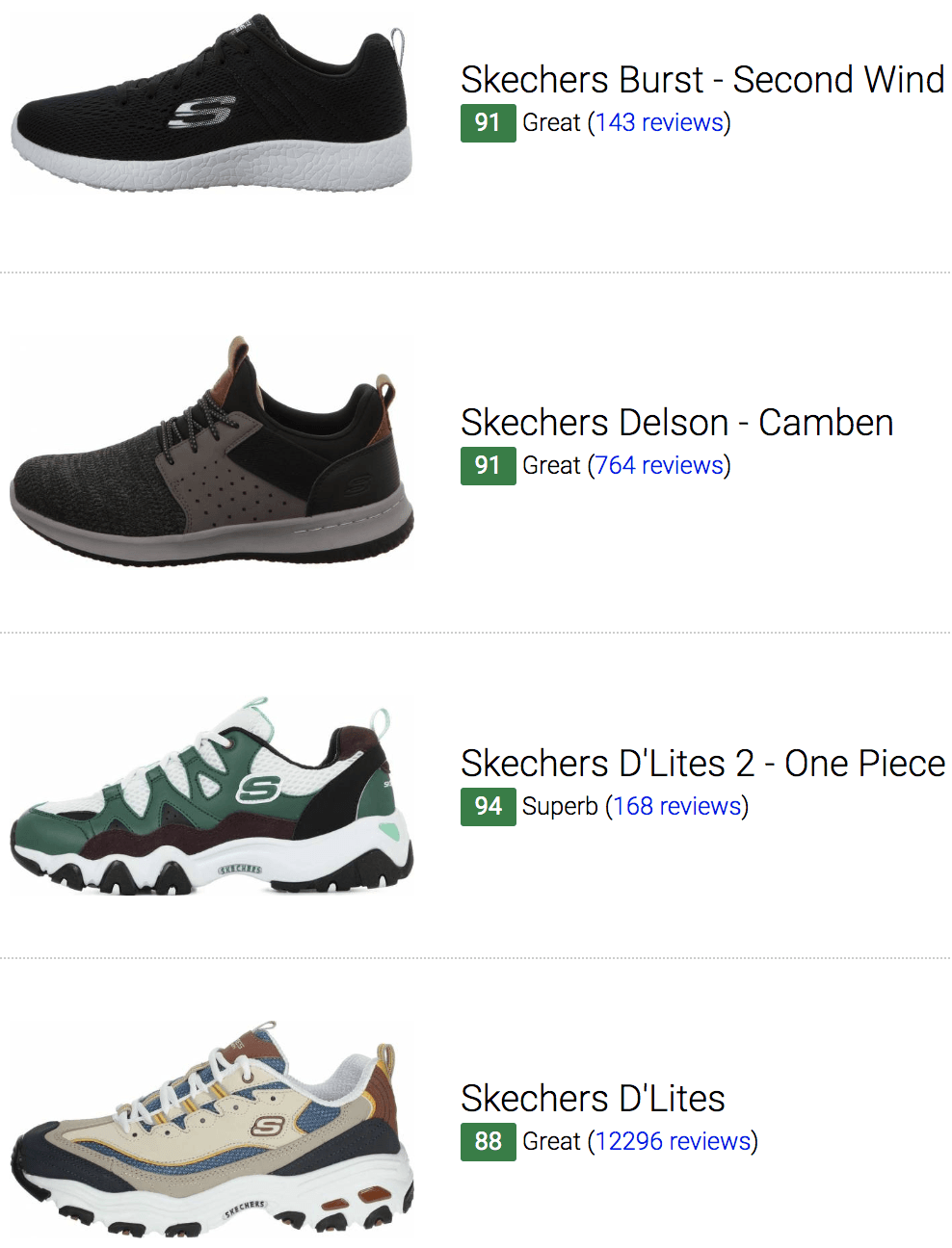 skechers discontinued styles