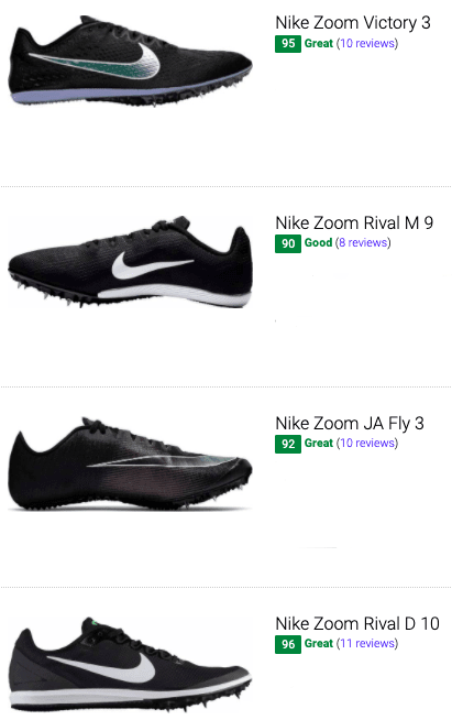 nike zoom rival d 10 amazon