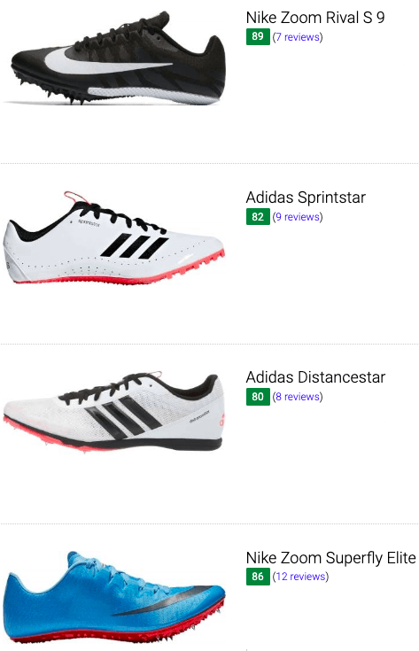 best shoes for high school track