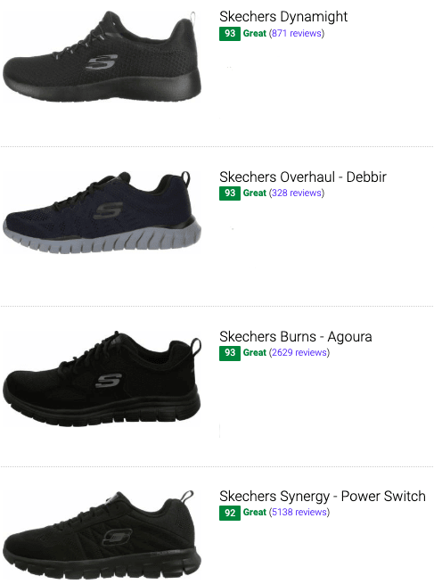 affordable gym shoes